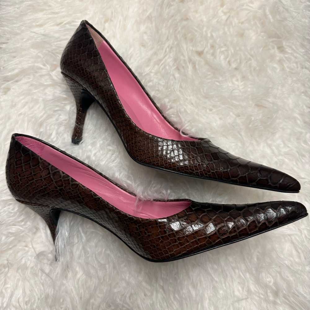 Charles David “Loyal” Snakeskin Heels